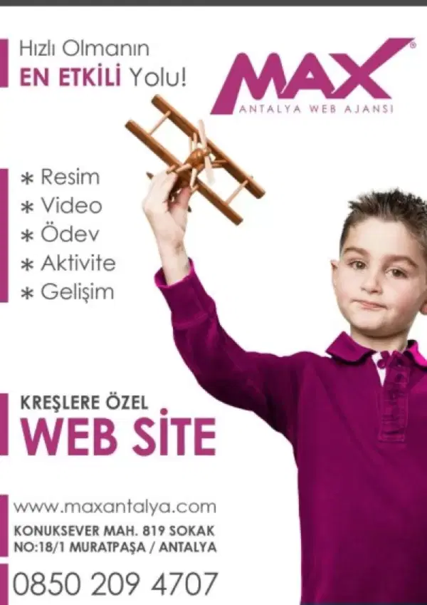 Anaokulu ve kreş web sitesi