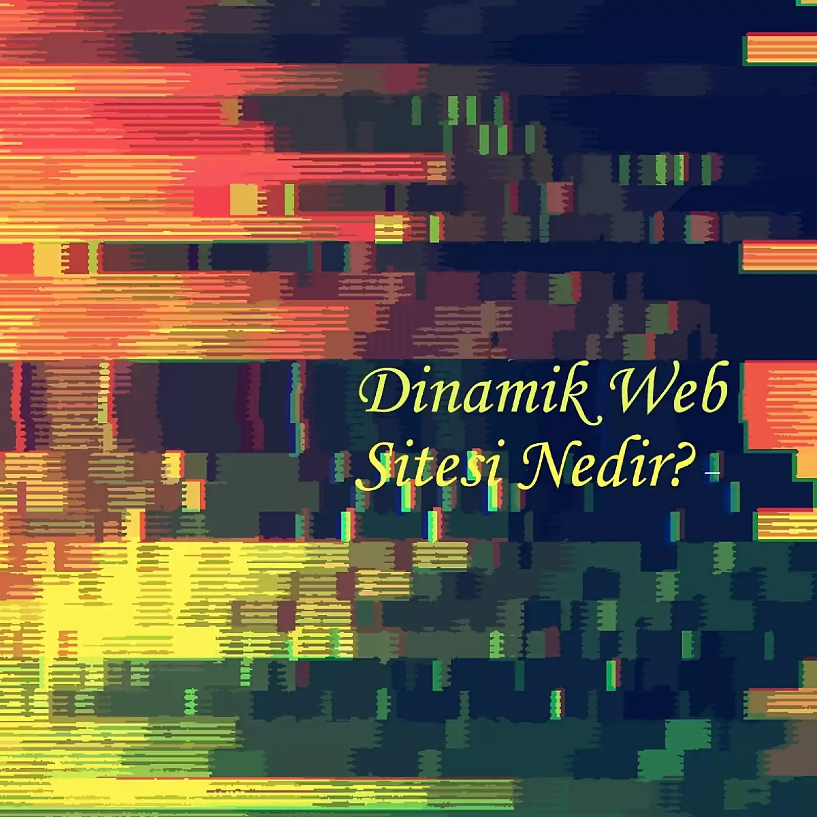Dinamik web sitesi nedir?